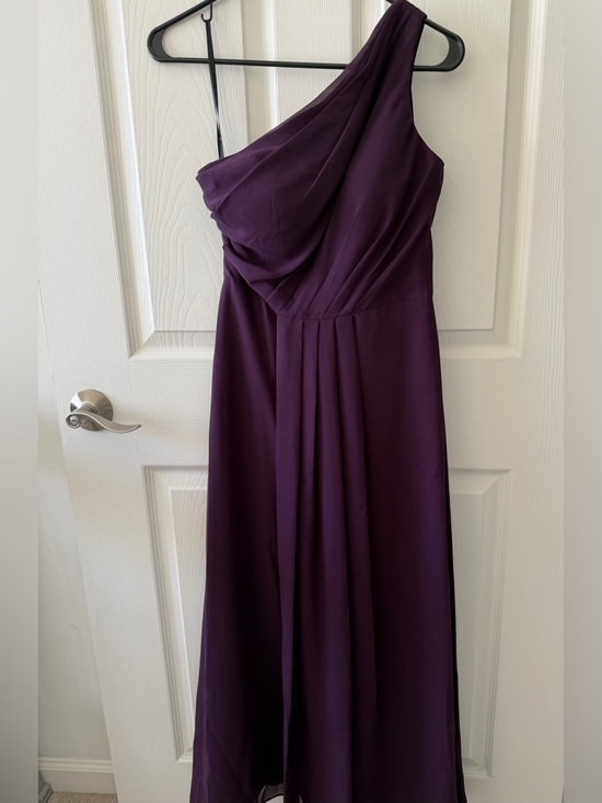 SORELLA VITA Dresses & Skirts - Elegant One-Shoulder Purple Bridesmaid Dress